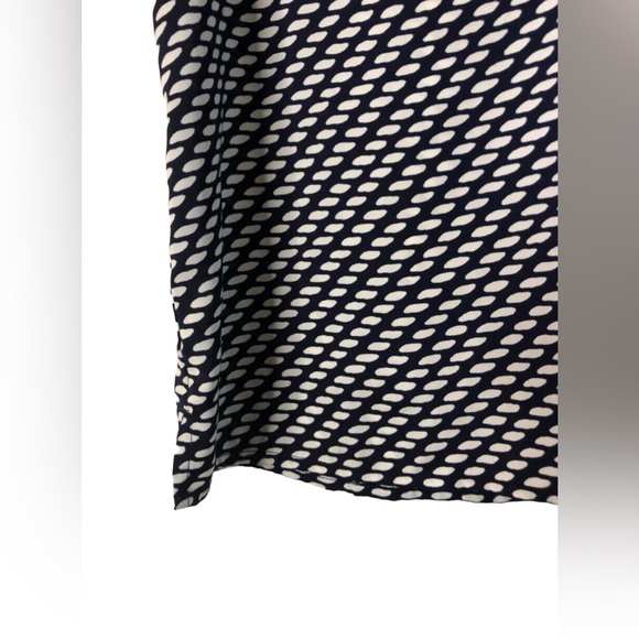 Banana Republic Factory Blue and White Lightweight Short Sleeve Top Size Small - Picture 2 of 7